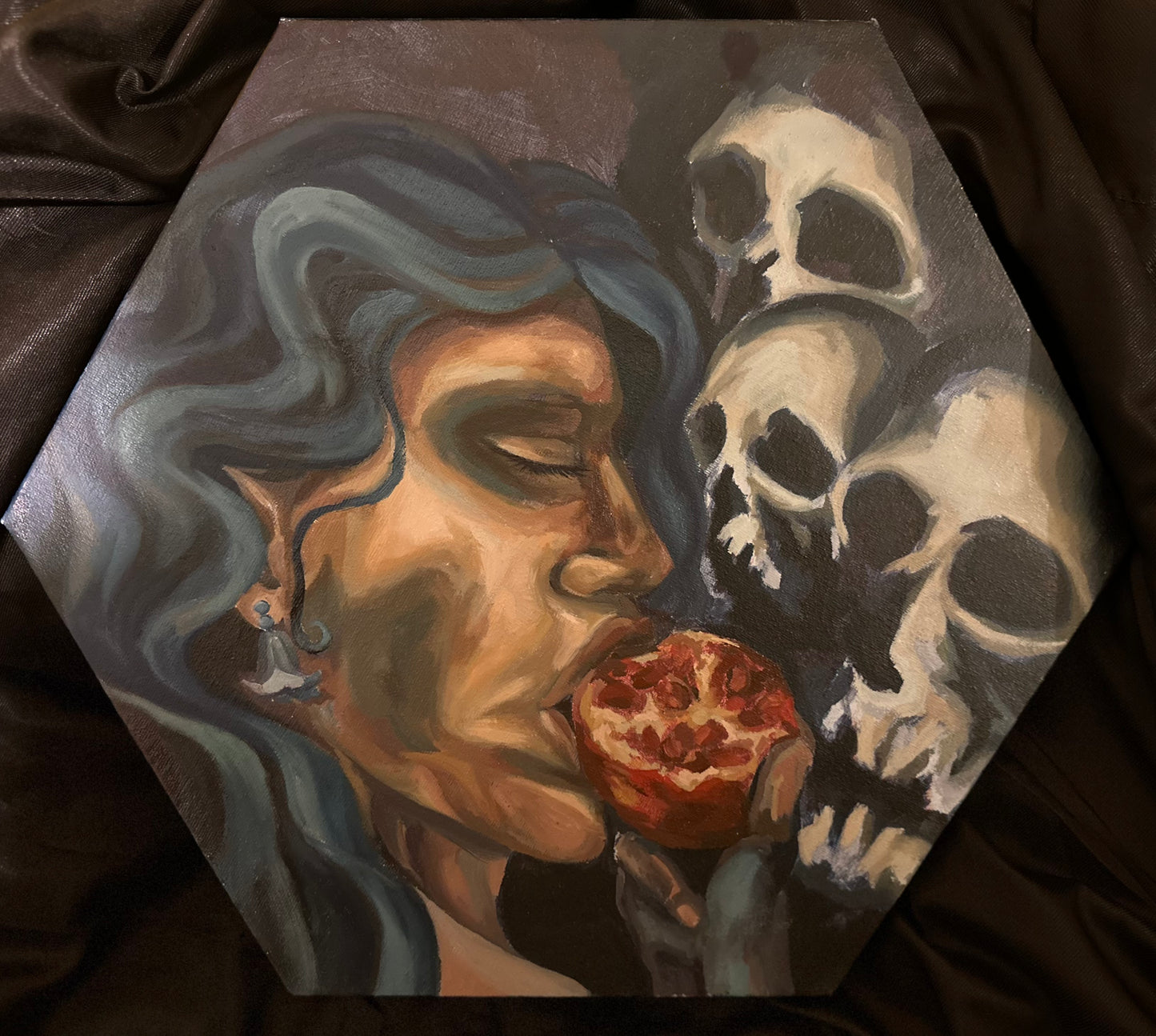 Persephone - Oil on Canvas 30cm x 30cm