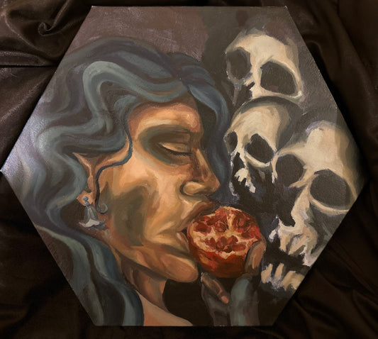 Persephone - Oil on Canvas 30cm x 30cm