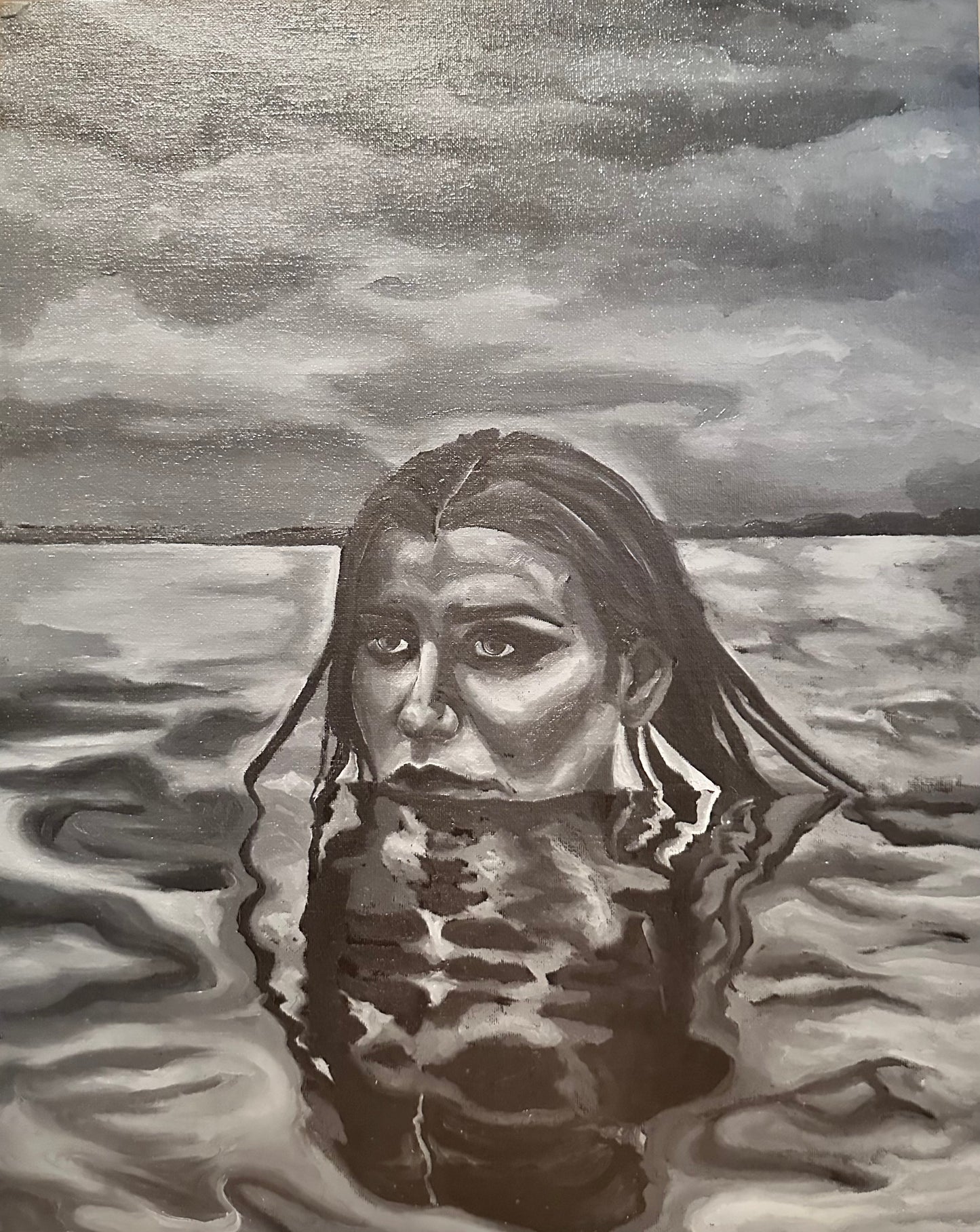 Nix - Oil on Canvas Board 20in x 16in