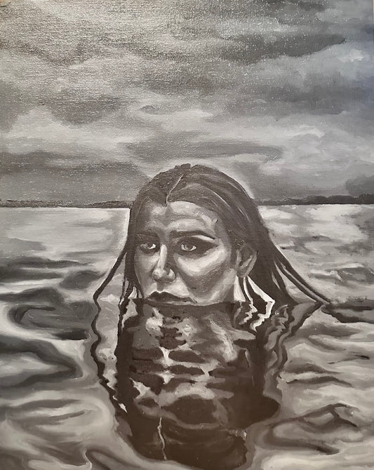 Nix - Oil on Canvas Board 20in x 16in