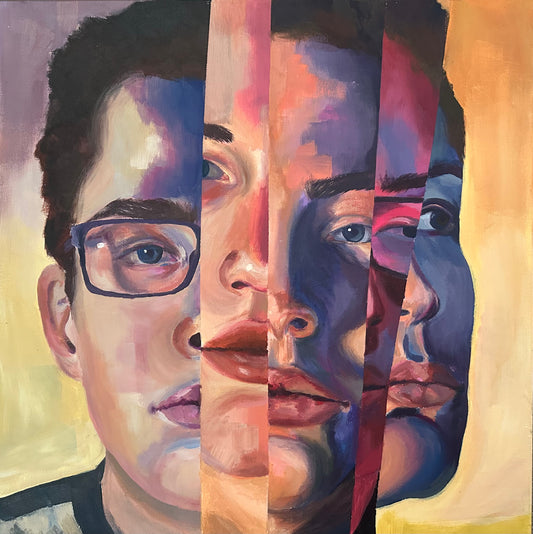 D1st0rted - Acrylic on Canvas 60cm x 60xm